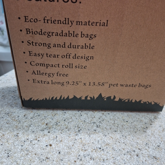 Box Of 540 Extra Long, Biodegradable Poop Bags (27 Rolls) & Dispenser - Picture 3 of 5